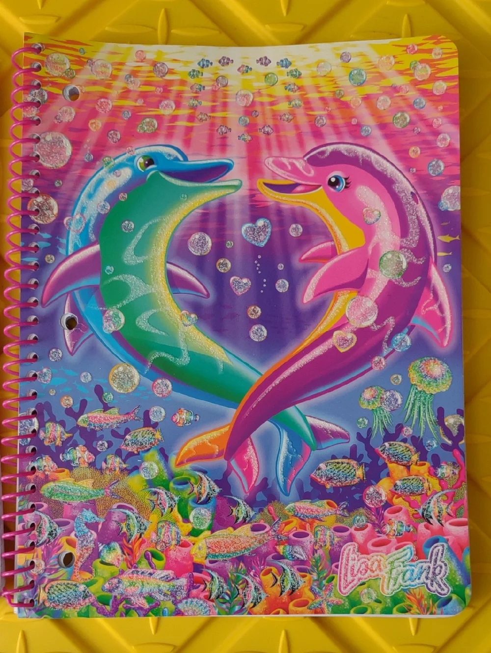 Lisa Frank Rainbow Unicorn Notebook - Dolphin Notebook